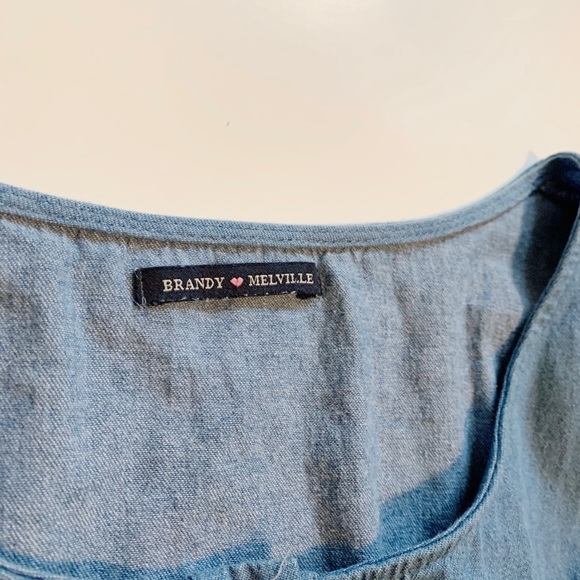 Brandy Melville Jean Mini Dress - Picture 2 of 5